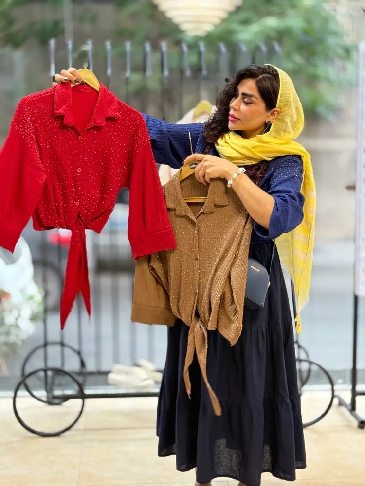 شومیز گره ای آنا